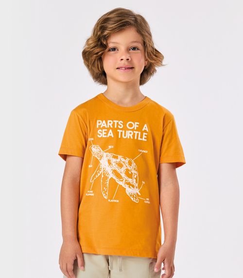 Conjunto Infantil Camiseta Com Bermuda Trick Nick Amarelo