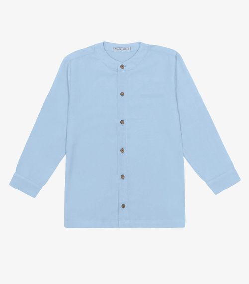 Camisa Manga Longa Trick Nick Azul