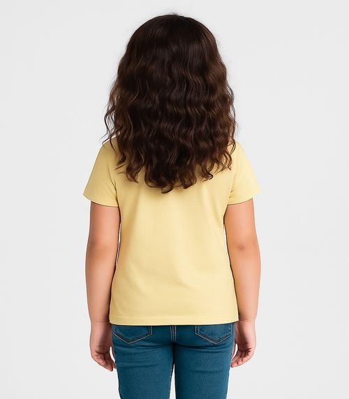 Blusa Infantil Manga Curta Trick Nick Amarelo