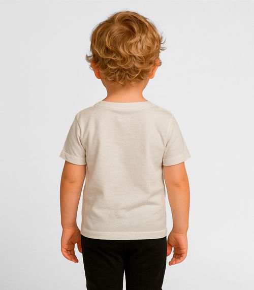 Camiseta Infantil Masculina Trick Nick Bege