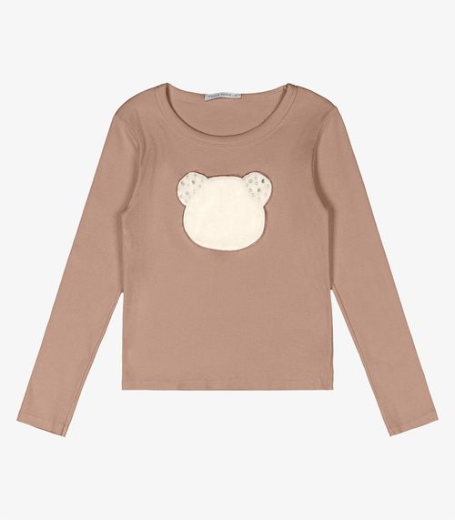 Blusa Manga Longa Trick Nick Marrom