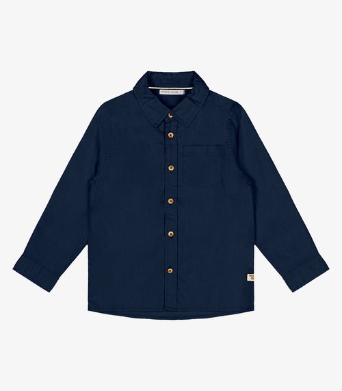 Camisa Infantil Manga Longa Trick Nick Azul