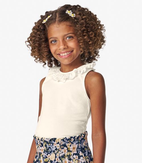 Conjunto Regata com Shorts feminino Trick Nick Bege