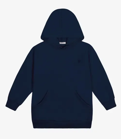 Blusão Infantil Com Capuz Trick Nick Azul