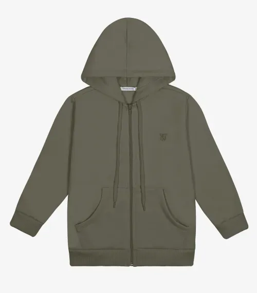 Jaqueta Infantil Com Capuz Trick Nick Verde