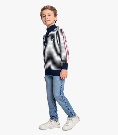 Calça Jeans Infantil Masculina Trick Nick Azul