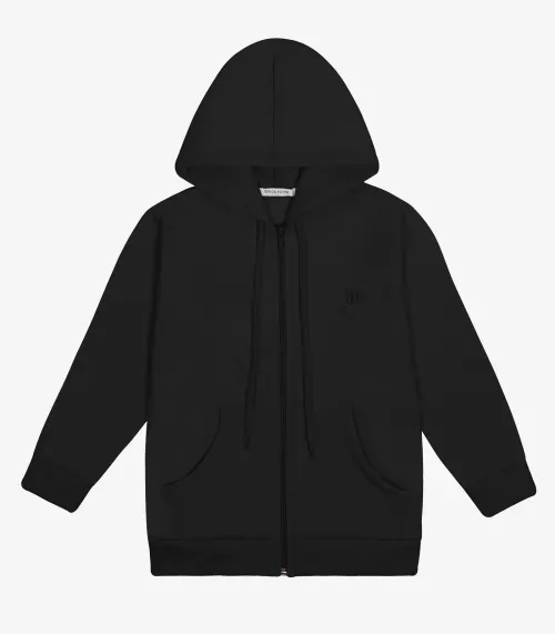 Jaqueta Infantil Com Capuz Trick Nick Preto