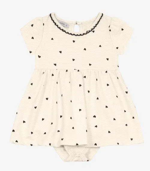 Vestido Infantil  trick Nick Bege