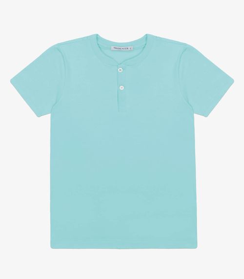 Camiseta Infantil Menino Cotton Leve Trick Nick Azul