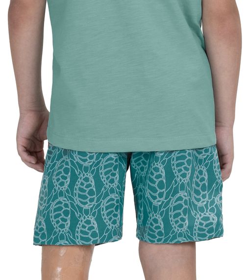 Bermuda Infantil Em Microfibra Trick Nick Azul