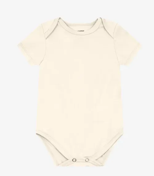 Body Masculino em Cotton Leve Trick Nick Bege