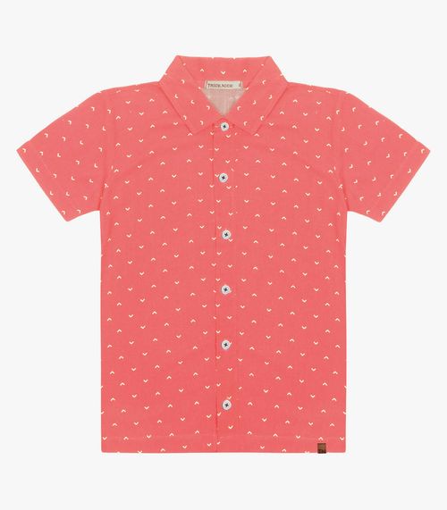 Camisa Infantil Menino Trick Nick Rosa