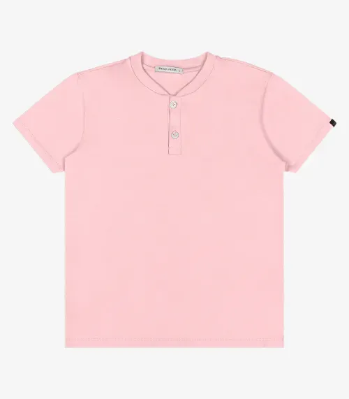 Polo Infantil Trick Nick Rosa