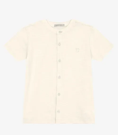 Camisa Masculina em Meia Malha MaquinetaTrick Nick Off White