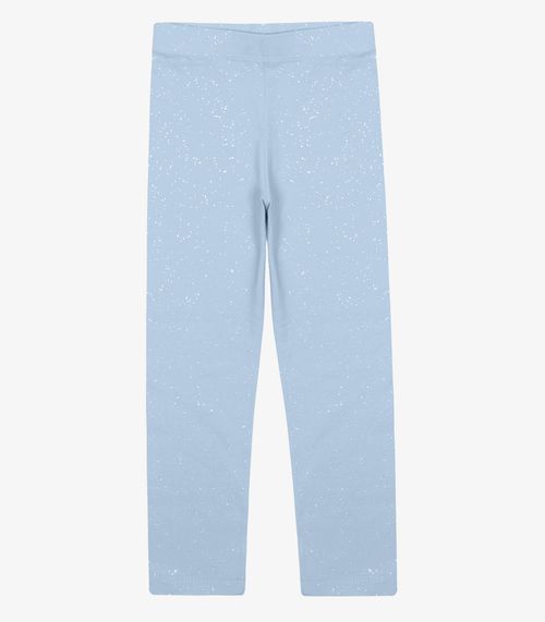 Legging Infantil Cotton Glitter Trick Nick Azul