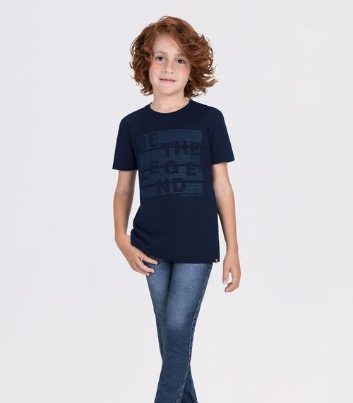 Conjunto Infantil Camiseta Com Calça Trick Nick Azul