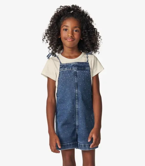 Conjunto Blusa com Jardineira Infantil Trick Nick Azul