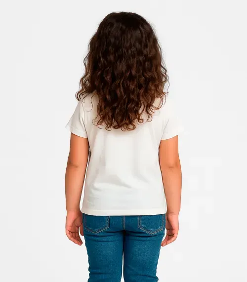 Blusa Infantil Manga Curta Trick Nick Bege