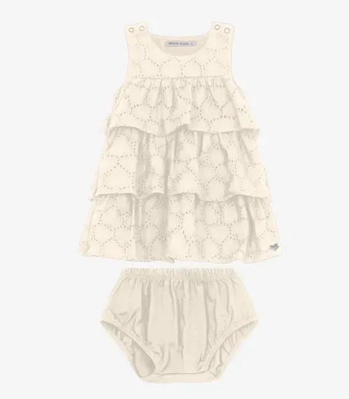 Vestido com Calcinha Trick Nick Bege