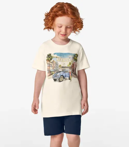 Conjunto Camiseta com Bermuda Trick Nick Off White