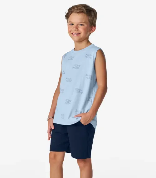 Machão em Cotton Leve Trick Nick Azul