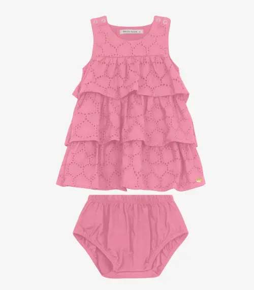 Vestido com Calcinha Trick Nick Rosa