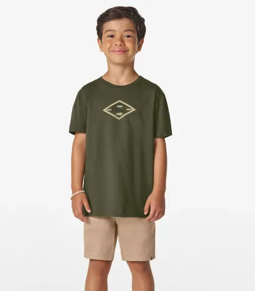 Conjunto Masculino Camiseta com Bermuda Trick Nick Verde