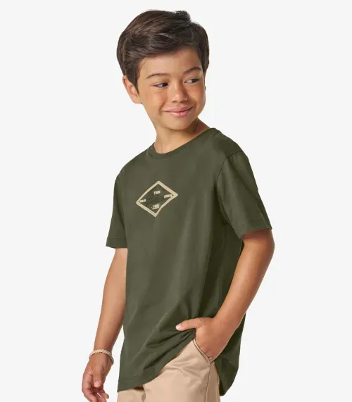 Conjunto Masculino Camiseta com Bermuda Trick Nick Verde