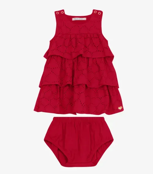 Vestido com Calcinha Trick Nick Vermelho