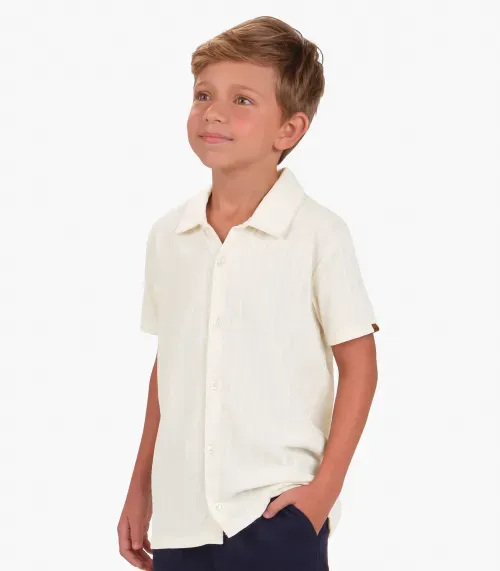 Camisa Masculina Trick Nick Bege