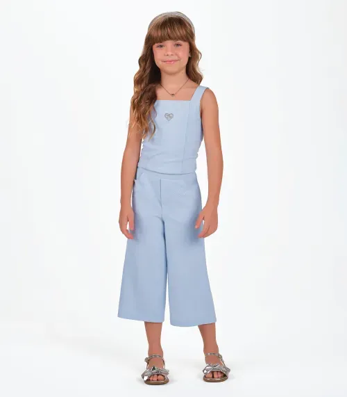 Conjunto Blusa com Calça Pantacoutr Trick Nick Azul