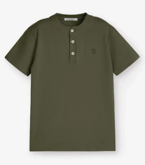 Camiseta Meia Malha Masculina Trick Nick Verde