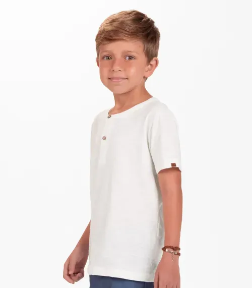 Conjunto Camiseta com Bermuda Masculino Trick Nick Bege