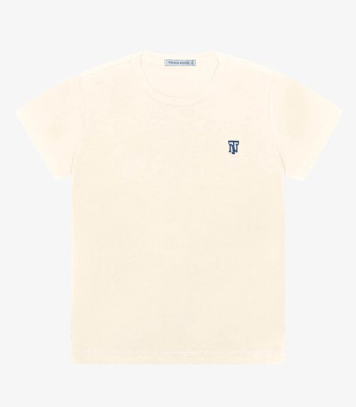 Camiseta Infantil Masculina Trick Nick Bege