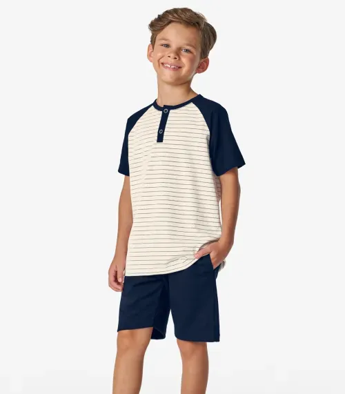 Conjunto Camiseta com Bermuda Trick Nick Off White