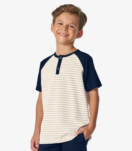 Conjunto Camiseta com Bermuda Trick Nick Off White