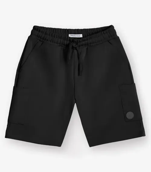 Bermuda Piquet Verona Menino Trick Nick Preto