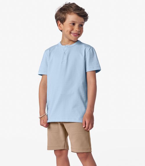 Conjunto Camiseta com Bermuda Trick Nick Azul