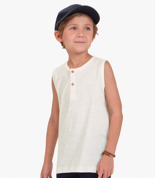 Machão Masculino Meia Malha Maquinetada Trick Nick Bege