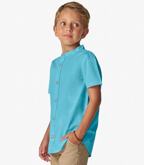 Conjunto Camisa com Bermuda Trick Nick Azul