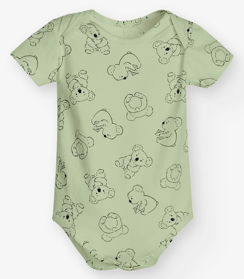 Conjunto Body com Bermuda Masculino Trick Nick Verde