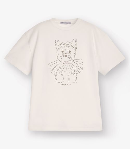 Camiseta Meia Malha Trick Nick Bege