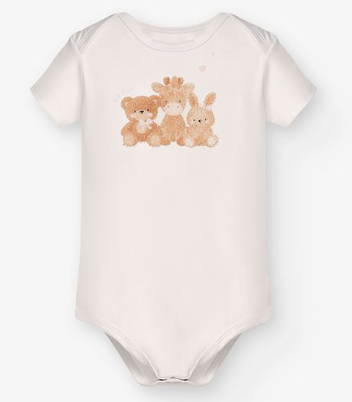 Conjunto Body com Faixa e Shorts Trick Nick Bege