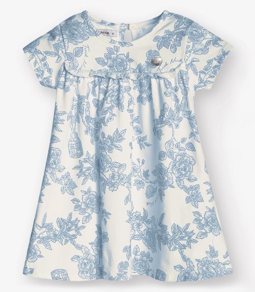Vestido Cotton Leve Trick Nick Azul