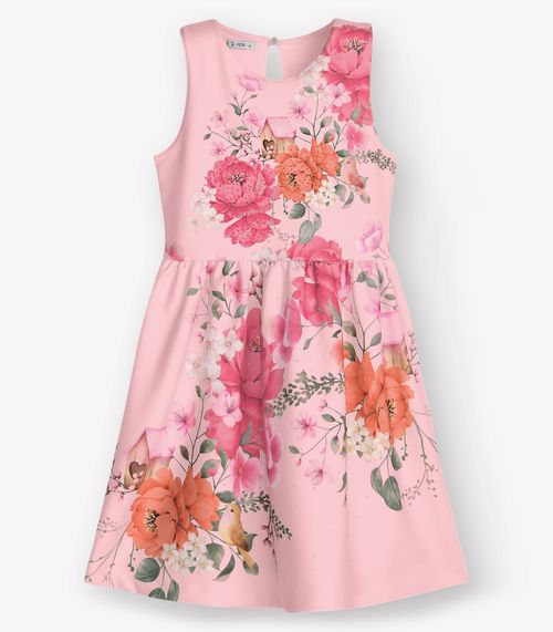 Vestido Menina Trick Nick Rosa