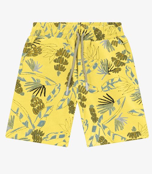 Bermuda Infantil Masculina Trick Nick Amarelo