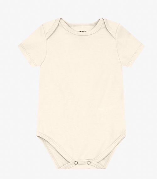 Body Menino em Cotton Leve Trick Nick Bege