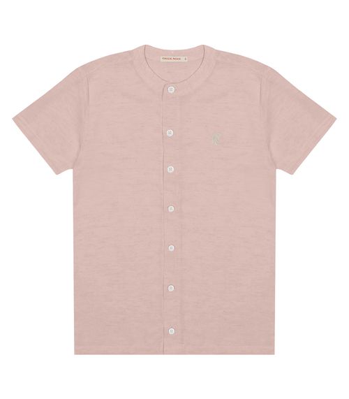 Camisa Infantil Em Viscolinho Trick Nick Rosa
