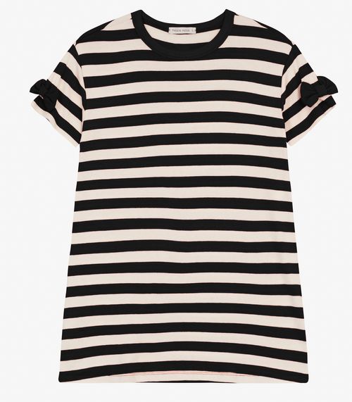 Vestido Infantil em Ribana 2x1 Trick Nick Preto