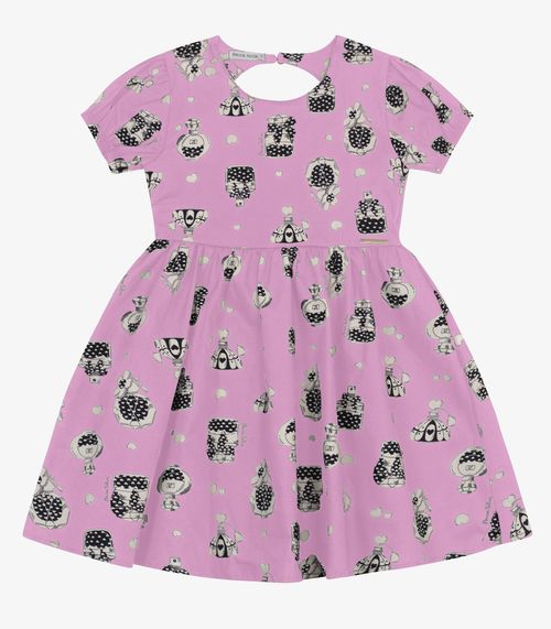 Vestido Infantil Trick Nick Lilás